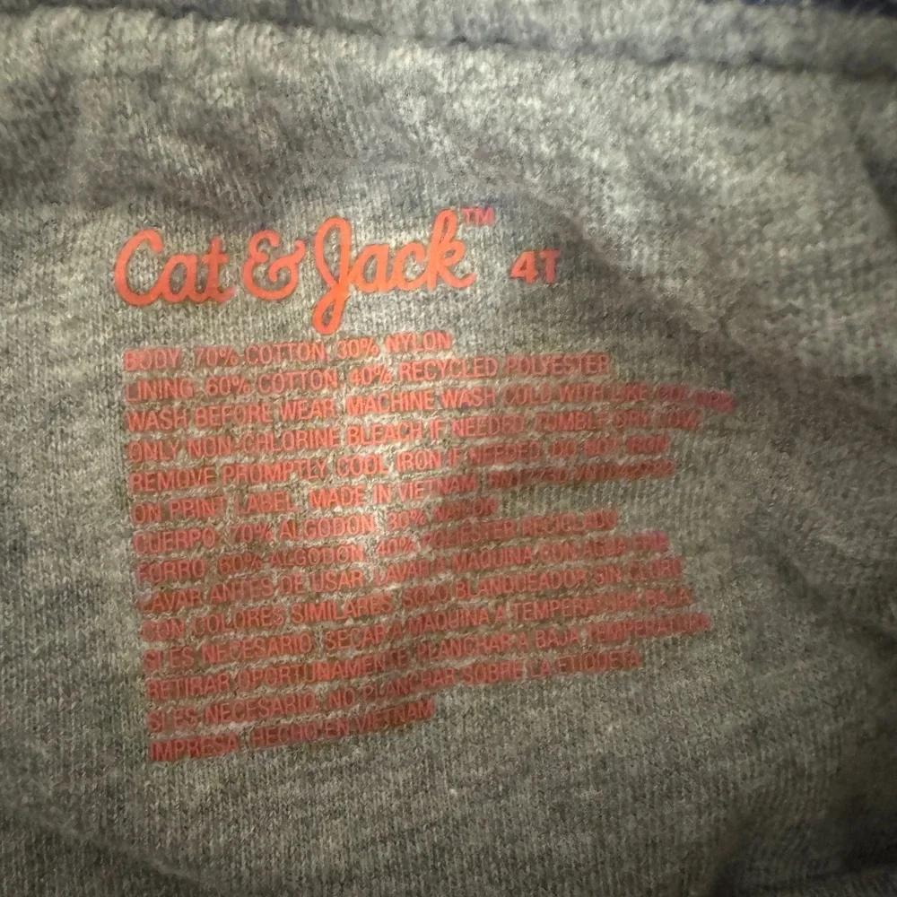 Kids Blue Gray Jogger Pants
